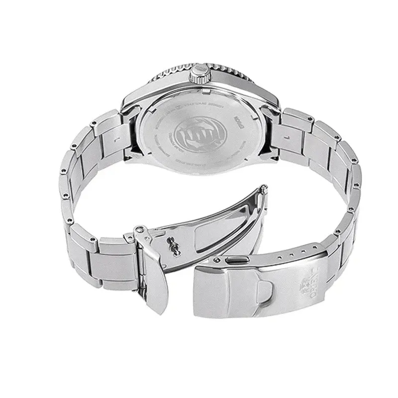 Orient Sports Mako Solar Ivory Dial Men's Watch- RA-WJ0003S